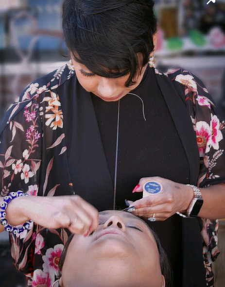 Threading service in progress